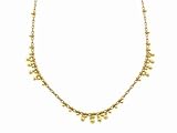 18kt Scattered Pinned Bead Necklace by Ten Thousand Things