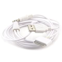 Auto AUX - USB Kabel f�r Apple iPhone / iPod 3,5mm Klinke von kwmobile - geeignet f�r ALLE iPhonemodelle!