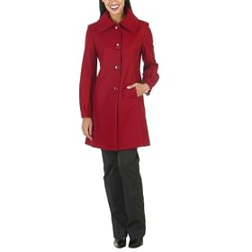 Mossimo&reg; Wool Jacket W  Pleats - Red by Mossimo
