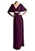 WeiYin Women's Chiffon Flutter Sleeve Long Evening Dress Mother of the Bride Dresses