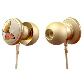 Monster® Butterfly by Vivienne Tam with ControlTalk High Performance In-Ear Headphones - Stylish Designer In-Ear