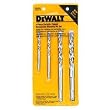 Black & Decker/DWLT DW5204 4-Piece Percussion Masonry Drill Bit Set