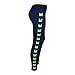 Seattle Seahawks 12th Man Fan Leggings Navy Lime Feathers
