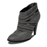 Red Herring- Grey 'Lola' zip ankle boot