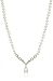 Amazon Collection Sterling Silver and 14k Yellow Gold Freshwater Cultured Pearl and Diamond Twist Strand Necklace (1/4 cttw, I-J Color, I2-I3 Clarity), 18