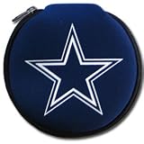 Our NFL Football Dallas Cowboys Neoprene CD/Blue Ray/DVD zippered cases feature the team logo and fit 12 discs.