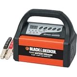 Black & Decker VEC1089ABD Smart Battery Charger with 15 Amp,10 Amp and 2 Amp Continuous Charge Rates