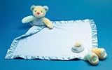 My Lil Banky-pastel Blue Bear Jack Baby Blanket
