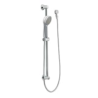 Moen 3867 Four Function Hand Held Shower With Slide Bar, Chrome
