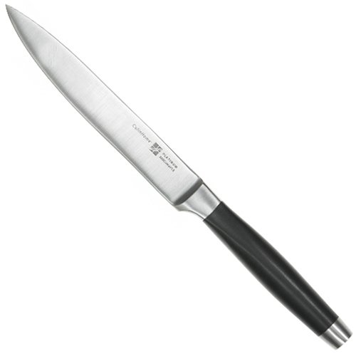 CulinHome Platinum Collection 5-Inch Utility Knife with Black Handles