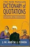 The New Penguin dictionary of quotations