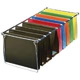 Pendaflex 4152X2YEL Hanging Box Bottom Folder w/Infopocket, Yellow, Letter, 2 Cap., 25/box
