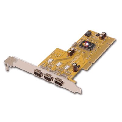 3-port FireWire I/O card