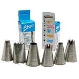 Ateco 6-Piece Pastry Tube and Tips Set Ateco 6-Piece Pastry Tube and Tips Set