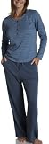 Dockers Womens Brushed Interlock Pajama Set