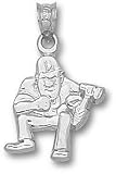 Purdue Boilermakers Solid Sterling Silver ''PETE'' 5/8'' Pendant