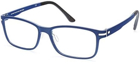 Cagalli Cs1002 Vintage Rx Eyeglasses Clear Lens Lightweight Glasses Frame (Dark Blue)