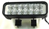 IR emitter LED bar - 36 watts - 12 LEDs - 9-42VDC - 850/940NM (-Spot-940nm-White)