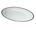Nikko Ceramics Platinum Filigree Oval Platter