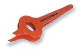 TWEEZERMAN N.Y. シグネチャーレッド ワイドグリップスラントツイーザー レッド 61217-R05/