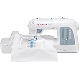 SINGER Futura XL-400 Computerized Sewing and Embroidery Machine with 18.5-by-11-Inch Multihoop Capability Including 2 Hoops, 125 Embroidery Designs, 5 Monogramming Fonts