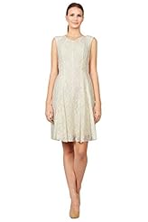  Embroidered Lace Polyamide/Silk Evening Dress  With Ruffles