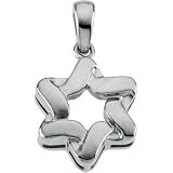 14K Yellow Gold Star Of David Pendant