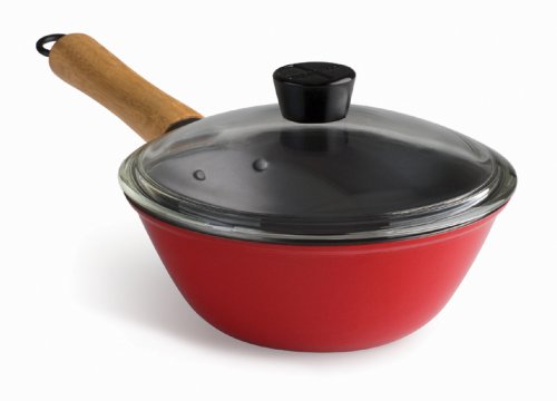 Iron Chef J65-0030 1.8-Quart Sauteuse with Bamboo Handle and Lid