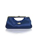 Suzy Smith Synthetic Framed Clutch - Cobalt