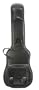 Levy's Leathers LM19-BLK Leather Deluxe Bass Guitar Bag, Black