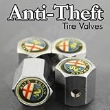 Alfa Romeo Anti-Theft Tire Valve Stem Caps by Alfa Romeo