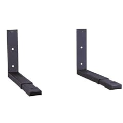 Mikrowellenhalter Mikrowellenhalterung 70 kg schwarz