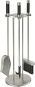 Kaminbesteck 3tlg. 80cm, Edelstahl GO/ON