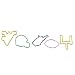 Forever Collectibles West Virginia Mountaineers NCAA Football Logo Bandz Silly Band 20PK