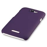 HTC ONE X GUMMIERTES HARDSKIN H�LLE, QUBITS RETAIL VERPACKUNG (LILA)von "QUBITS"
