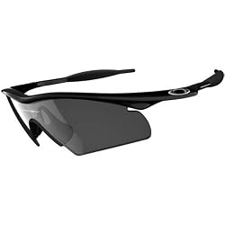Oakley M Frame Hybrid Adult Sport Race Wear Sunglasses - Jet Black/Black Iridium