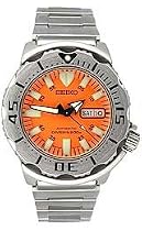 Seiko Men's "Orange Monster" Automatic Dive Watch #SKX781
