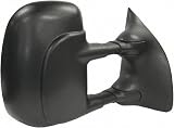 99-05 FORD F350 SUPER DUTY PICKUP f-350 MIRROR RH (PASSENGER SIDE) TRUCK, Power, Telescopic Double-Swing Type, Heated, Rectangular plug w/round adaptor for 99-02 Non-Heated (1999 99 2000 00 2001 01 20