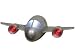 Retro Jet Airplane Night Light