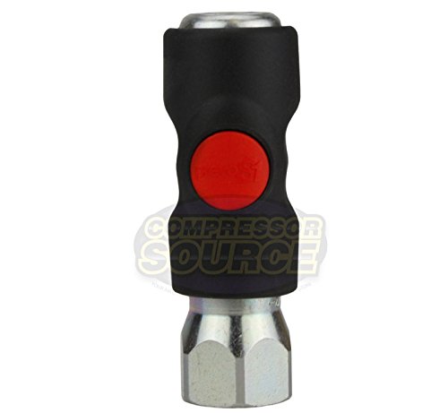 (Ship from USA) Prevost USI061203 Push Button Automotive Style Truflate Coupler 1/2" NPT PrevoS1 /ITEM NO#8Y-IFW81854264036
