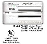 Carbon Monoxide Detectors: Safe-T-Alert CO Alarm, Direct Plug-In, 120 VAC