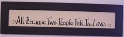 Large Framed Verse - Two People