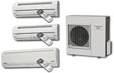 30 400 BTU Tri-Zone Wall-Mounted Cool/Heat Pump Ductless Split System with Advanced Inverter Technology (2 x MW09Y3FM & MW12Y3FM Indoor /MR36TQY3F Outdoor)