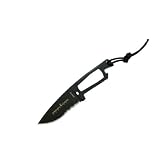 Schrade SCHF5S Extreme Survival Knife with Fixed Drop Point Serrated Blade and Zytel Sheath with LED Light and pocket clip