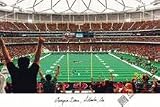 Georgia Bulldogs "Georgia Dome" 14" x 10" Limited Edition Lithograph (Unframed)