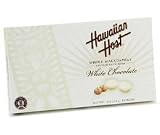 Hawaiian Host WHOLE MACADAMIAS COVERED IN PREMIUM WHITE CHOCOLATE BOX NET WT 7 OZ (198 g)