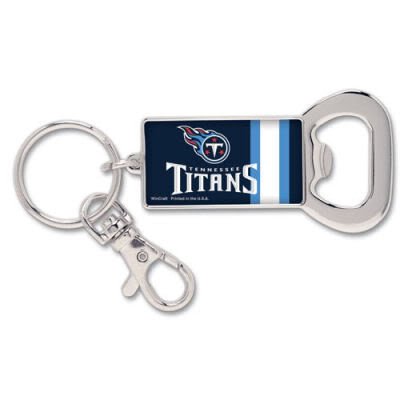 TENNESSEE TITANS OFFICIAL LOGO BOTTLE OPENER KEY RING