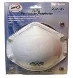 SAS Safety 8610-50 N95 Rated Particulate Respirator / Dust Mask - 2 per Package