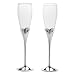 Lenox Wedding Promises Silverplated Heart Flutes, Set of 2