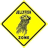 JELLYFISH ZONE ocean danger sport swim sign